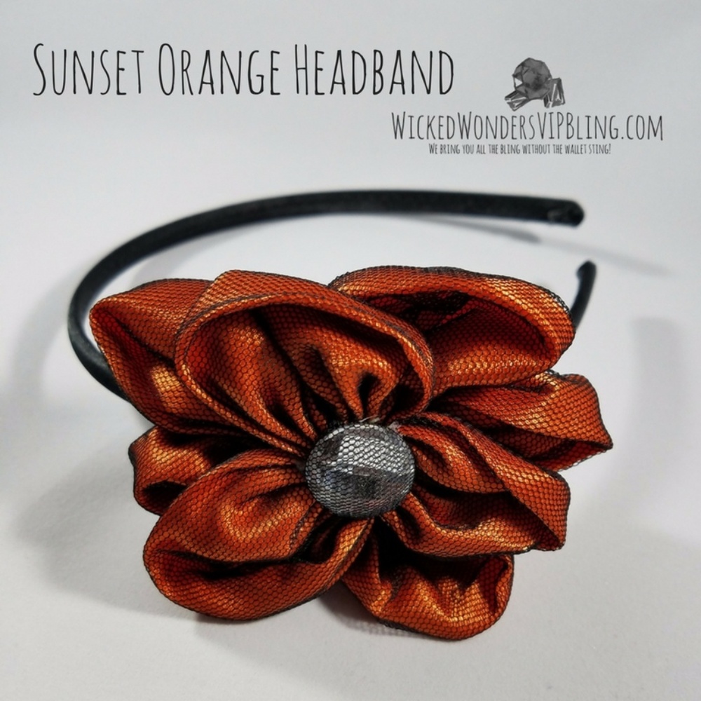 Orange Headband - Sunset
